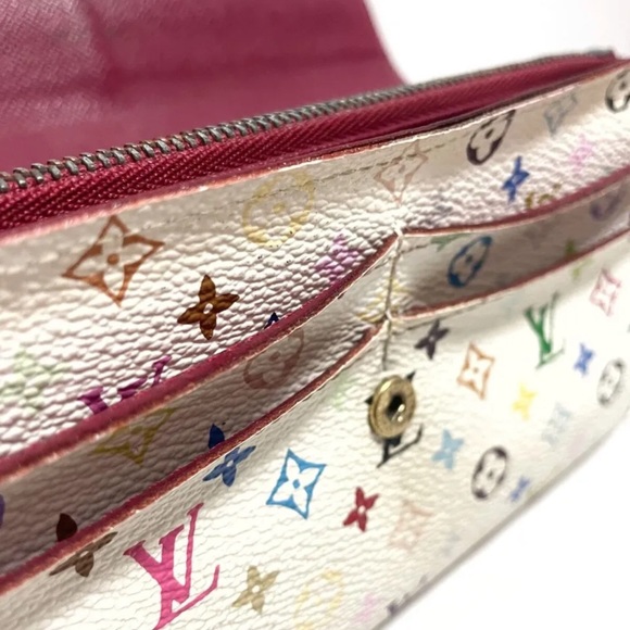 Louis Vuitton multi color Sarah wallet - Picture 6 of 9